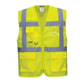 Portwest C376 Athen MeshAir vezetői mellény Sárga - L
