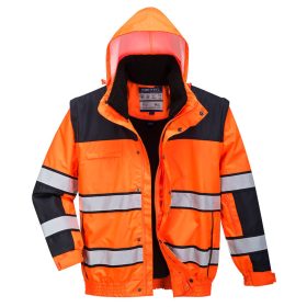   Portwest C466 Hi-Vis Classic Bomber dzseki Narancs/Fekete - 3XL