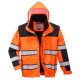 Portwest C466 Hi-Vis Classic Bomber dzseki Narancs/Fekete - M