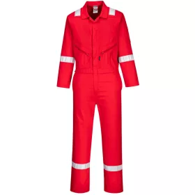 Portwest C814 Iona pamut overál Piros - 3XL