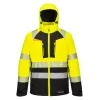 Portwest DX430 DX4 Hi-Vis Class 2 télikabát Sárga/Fekete - 3XL