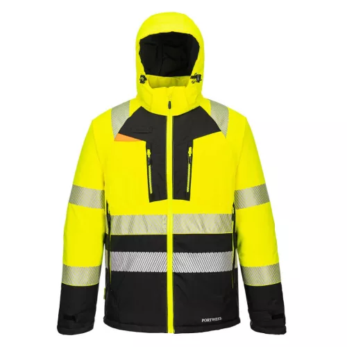 Portwest DX430 DX4 Hi-Vis Class 2 télikabát Sárga/Fekete - 3XL