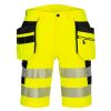 Portwest DX446 DX4 Hi-Vis Holster rövidnadrág Sárga/Fekete - 40