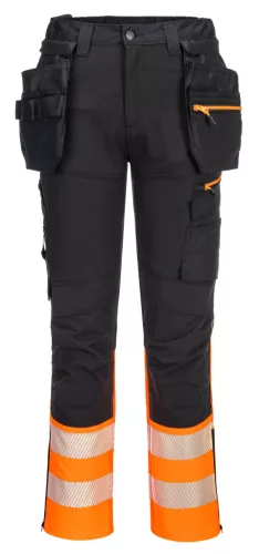 Portwest DX457 DX4 Hi-Vis class 1 craft nadrág Narancs/Fekete - 30