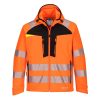 Portwest dx4 hi-vis láthatósági softshell dzseki dx475 narancs/fekete s