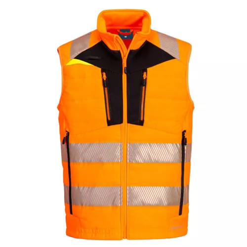Portwest DX479 DX4 Hi-Vis Softshell Mellény Narancs/Fekete - 3XL