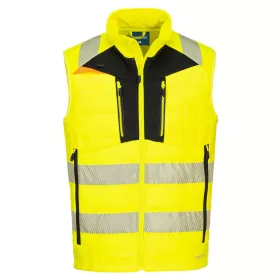   Portwest DX479 DX4 Hi-Vis Softshell Mellény Sárga/Fekete - 3XL