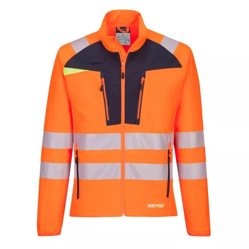 Portwest DX481 DX4 Hi-Vis Zip Base felső Narancs/Fekete - L