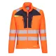 Portwest DX481 DX4 Hi-Vis Zip Base felső Narancs/Fekete - XXL