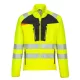 Portwest DX481 DX4 Hi-Vis Zip Base felső Sárga/Fekete - 3XL
