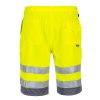Portwest E043 Hi-Vis rövidnadrág Sárga/Szürke - L