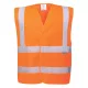 Portwest EC76 Eco Hi-Vis mellény (10 csomag) Narancs - S/M