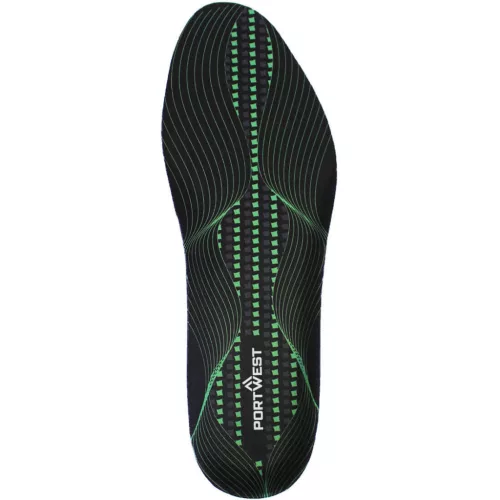 Portwest FC82 Gel & Arch talpbetét Fekete/Zöld - S