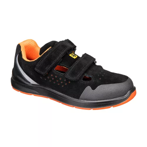 Portwest FE08 Steelite szandál S1P ESD SR FO Fekete/Szürke - 39