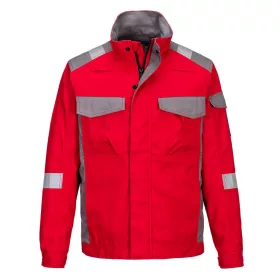 Portwest FR08 Bizflame Ultra kéttónusú kabát Piros - 3XL