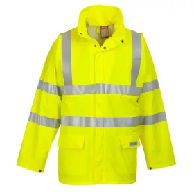   Portwest FR41 Sealtex Flame Hi-Vis lángálló esőkabát Sárga - 4XL