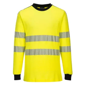   Portwest FR701 WX3 Lángálló Hi-Vis póló Sárga/Fekete - S