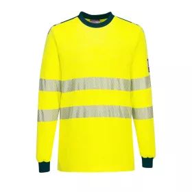   Portwest FR701 WX3 Lángálló Hi-Vis póló Sárga/Navy - 3XL