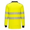 Portwest FR702 WX3 Lángálló Hi-Vis pólóing Sárga/Fekete - XXL