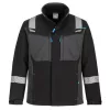 Portwest FR704 WX3 lángálló softshell dzseki Fekete - XXL