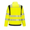 Portwest FR714 PW3 FR Hi-Vis Work lángálló kabát Sárga/Fekete - S