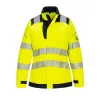 Portwest FR715 PW3 FR Hi-Vis női lángálló kabát Sárga/Fekete - M