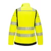 Portwest FR715 PW3 FR Hi-Vis női lángálló kabát Sárga/Fekete - M