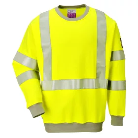   Portwest FR72 Lángálló, antisztatikus, Hi-Vis pulóver Sárga - 3XL