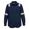 Portwest FR720 FR Lightweight könnyű lángálló antisztatikus ing Navy - 3XL