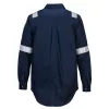 Portwest FR720 FR Lightweight könnyű lángálló antisztatikus ing Navy - 3XL