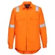 Portwest FR720 FR Lightweight könnyű lángálló antisztatikus ing Narancs - XL