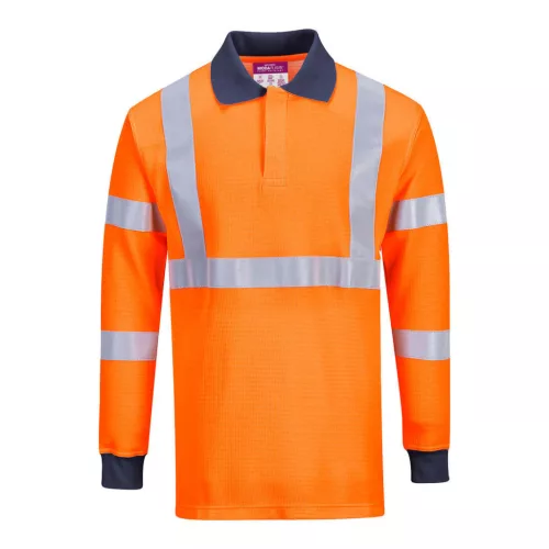 Portwest FR76 Lángálló RIS pólóing Narancs - 3XL