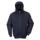 Portwest FR81 FR kapucnis pulóver Navy - L