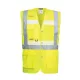 Portwest G456 Glowtex vezetői mellény Ezee zippzárral Sárga - S