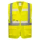Portwest G456 Glowtex vezetői mellény Ezee zippzárral Sárga - 3XL