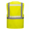 Portwest G456 Glowtex vezetői mellény Ezee zippzárral Sárga - 3XL