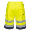 Portwest L043 Hi-Vis könnyű poli-pamut rövidnadrág Sárga/Navy - M