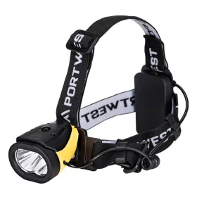 Portwest PA63 Dual Power fejlámpa Fekete/Sárga