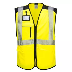   Portwest PW309 PW3 Hi-Vis Executive mellény Sárga/Fekete - L