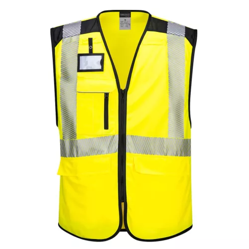 Portwest PW309 PW3 Hi-Vis Executive mellény Sárga/Fekete - L