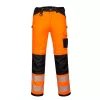 Portwest PW340 PW3 Hi-Vis nadrág Narancs/Fekete - 36