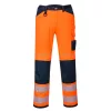 Portwest PW340 PW3 Hi-Vis nadrág Narancs/Navy - 42