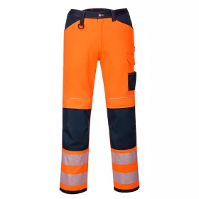 Portwest PW340 PW3 Hi-Vis nadrág Narancs/Navy - 42