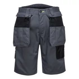   Portwest PW345 PW3 Holster Work rövidnadrág Szürke/Fekete - 38