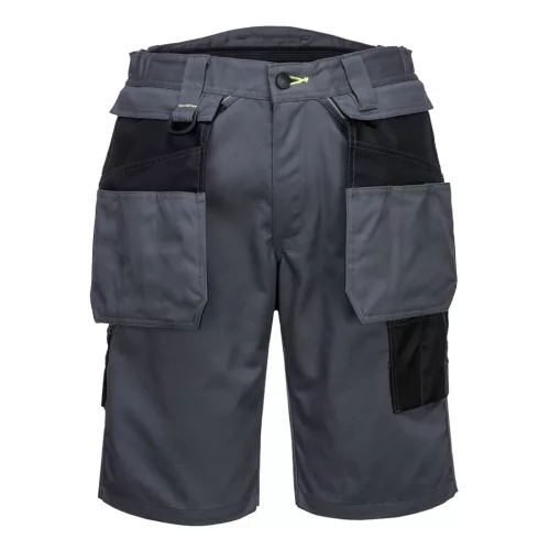 Portwest PW345 PW3 Holster Work rövidnadrág Szürke/Fekete - 30