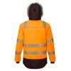 Portwest PW369 PW3 Hi-Vis Parka télikabát Narancs/Fekete - L