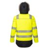 Portwest PW369 PW3 Hi-Vis Parka télikabát Sárga/Fekete - 3XL