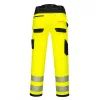 Portwest PW385 PW3 Hi-Vis női stretch munkanadrág Sárga/Fekete - 30
