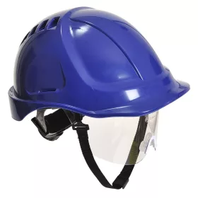   Portwest PW54 Endurance Plus védősisak védőszemüveggel Royal kék