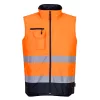Portwest S267 Hi-Vis kéttónusú mellény Narancs/Navy - XXL